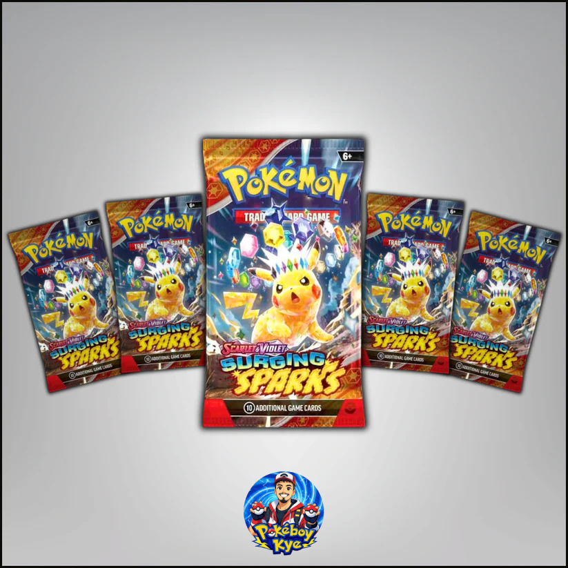 Surging Sparks Booster Packs X5